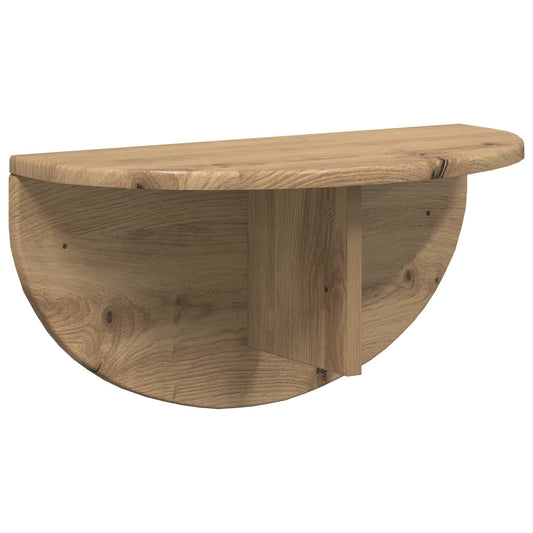 vidaXL Wall Shelf Artisan Oak 48 x 24 x 24 cm Engineered Wood