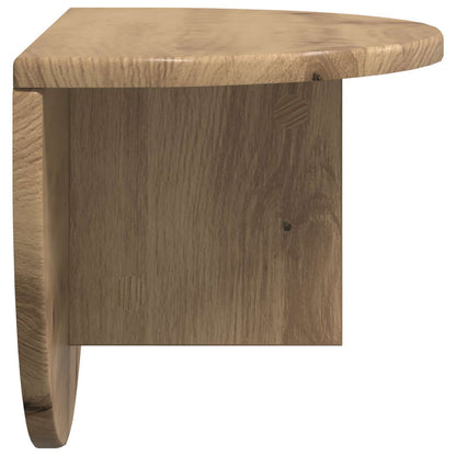 vidaXL Wall Shelf 2 pcs Artisan Oak 48 x 24 x 24 cm Engineered Wood