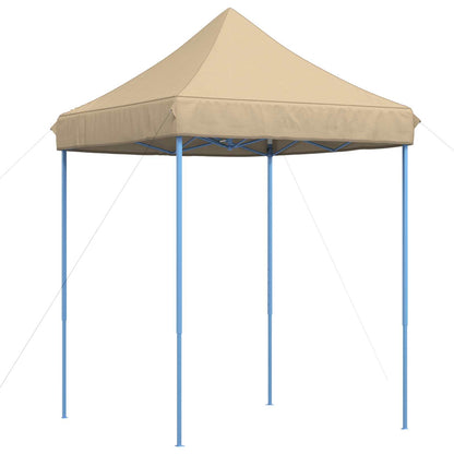 vidaXL Party Tent Folding Beige 200 x 200 x 306 cm Oxford Fabric