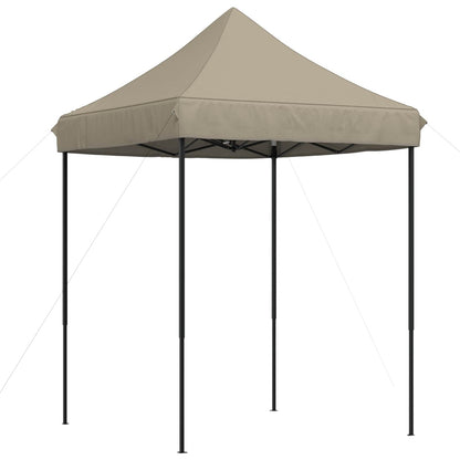 vidaXL Party Tent Folding Taupe 200 x 200 x 306 cm Oxford Fabric
