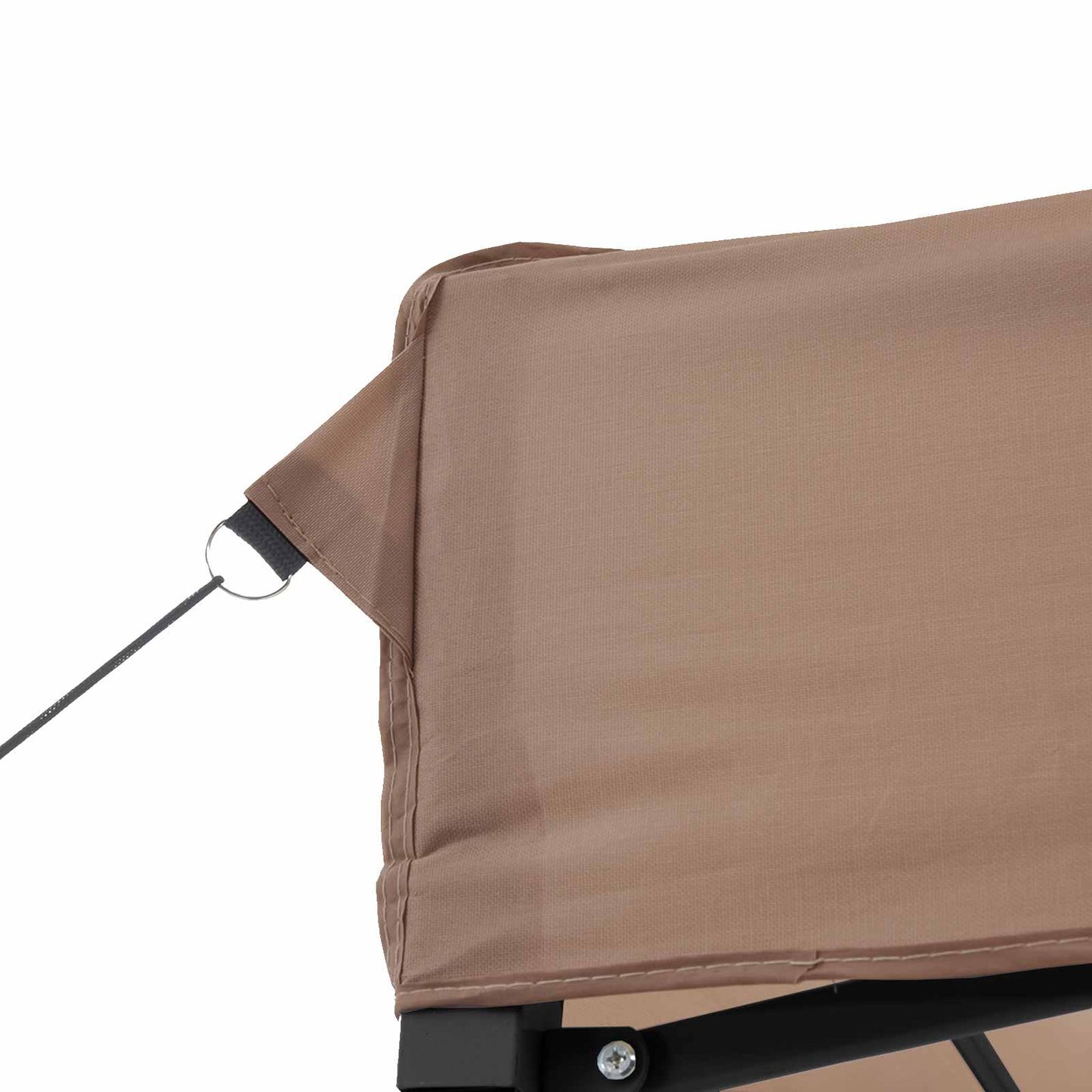 vidaXL Party Tent Folding Brown 200 x 200 x 306 cm Oxford Fabric