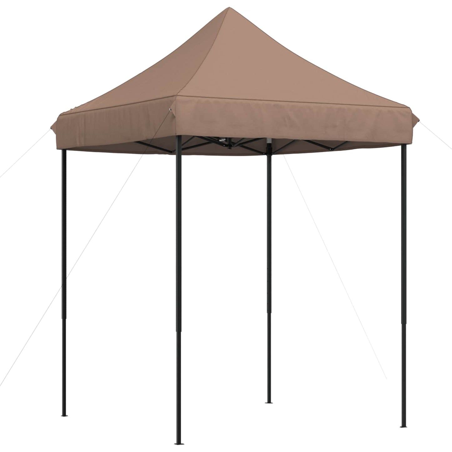 vidaXL Party Tent Folding Brown 200 x 200 x 306 cm Oxford Fabric