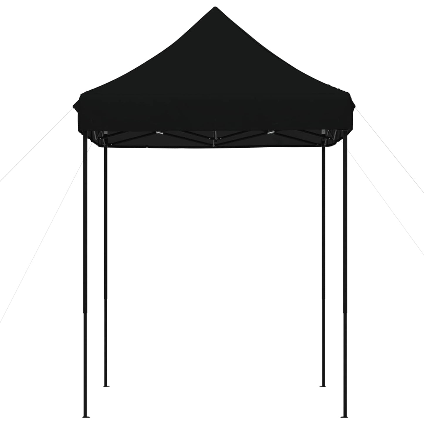 vidaXL Party Tent Folding Black 200 x 200 x 306 cm Oxford Fabric
