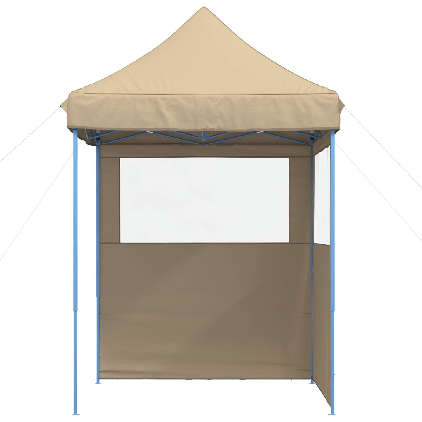 vidaXL Party Tent Folding Beige 200 x 200 x 306 cm Oxford Fabric