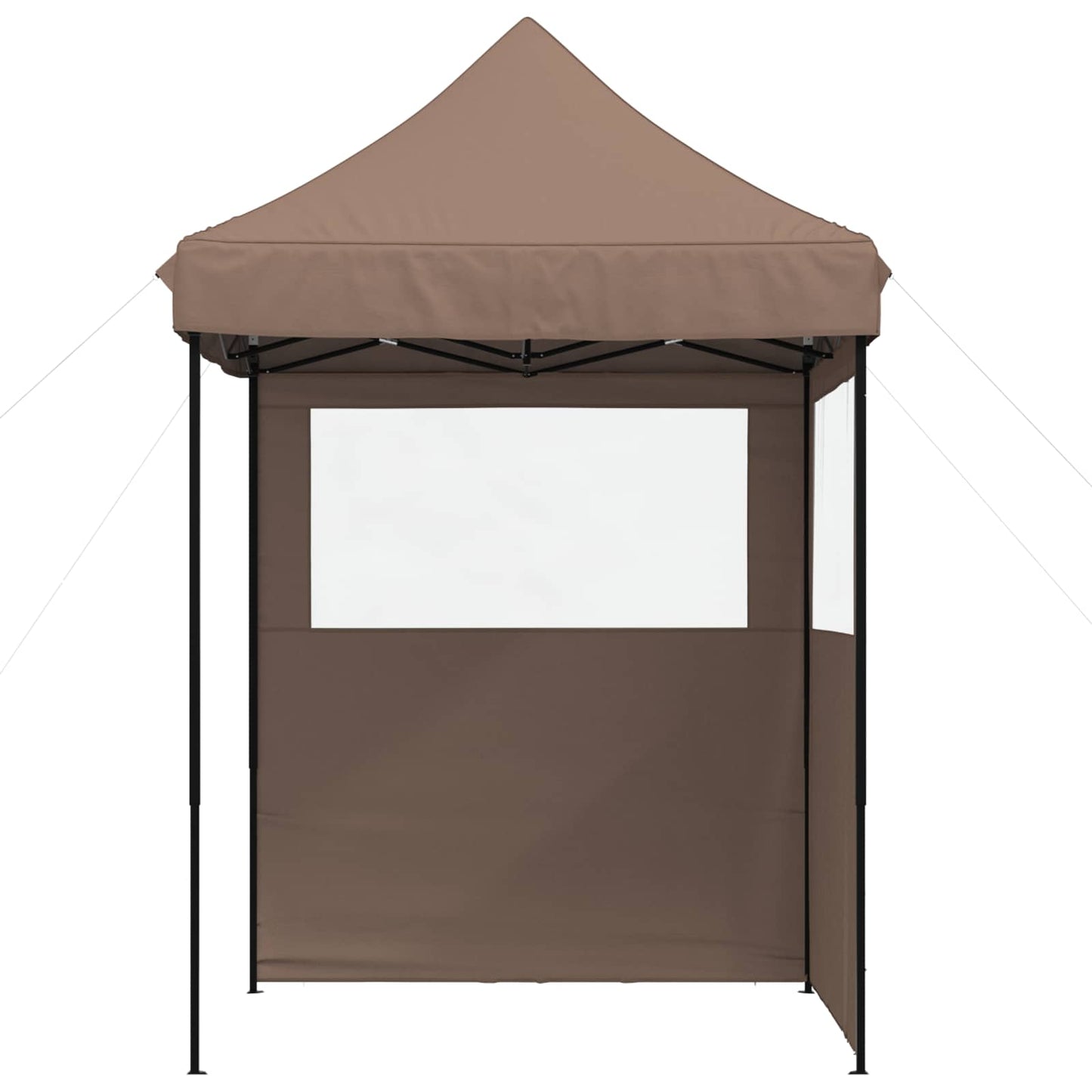 vidaXL Party Tent Folding Brown 200 x 200 x 306 cm Oxford Fabric