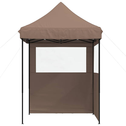 vidaXL Party Tent Folding Brown 200 x 200 x 306 cm Oxford Fabric