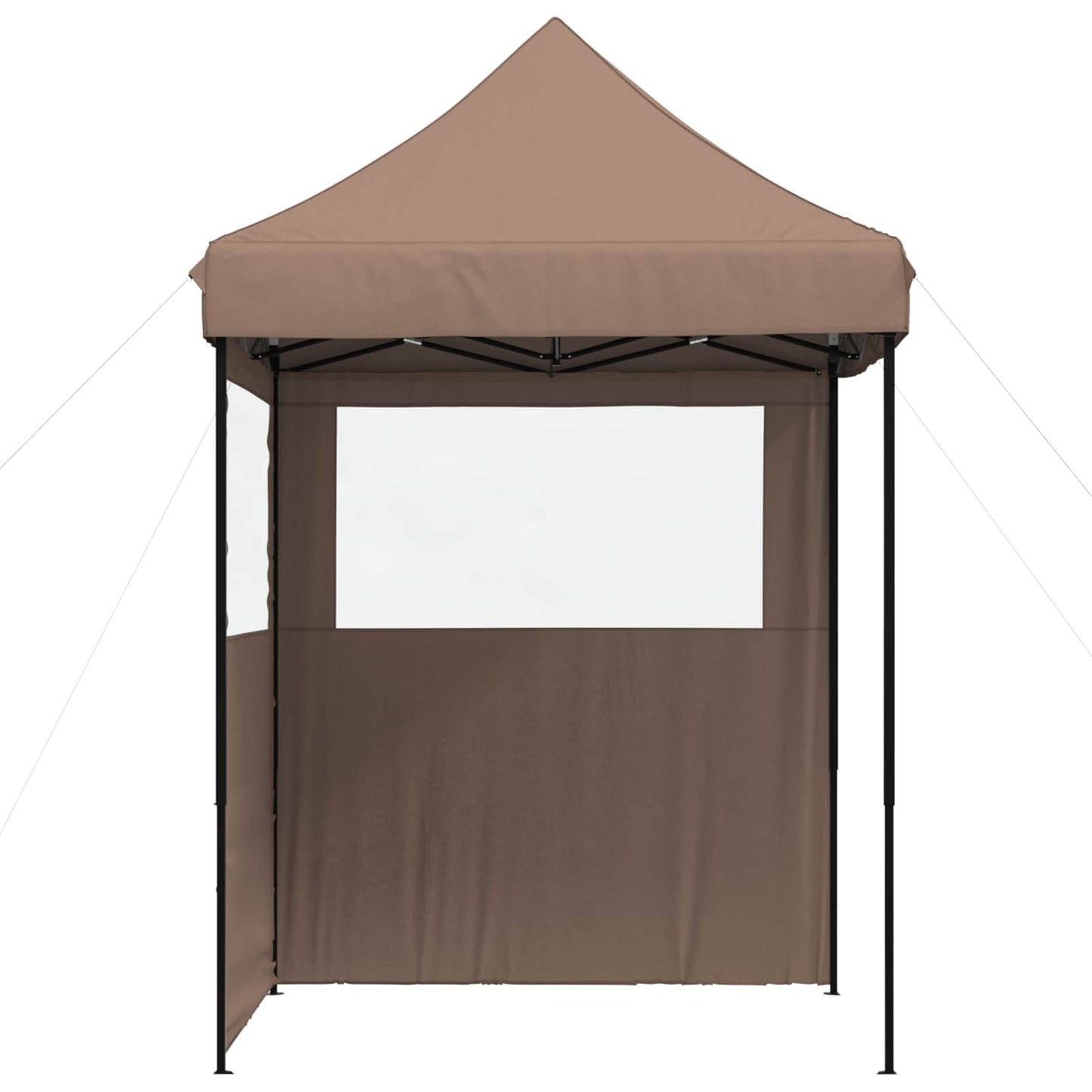 vidaXL Party Tent Folding Brown 200 x 200 x 306 cm Oxford Fabric