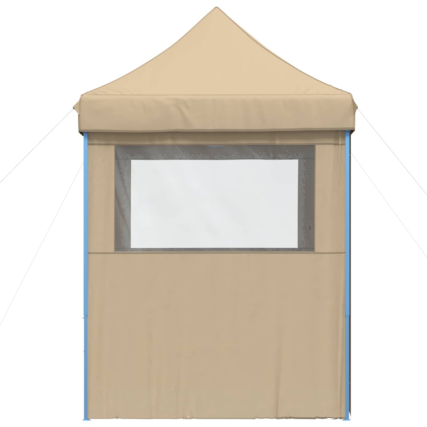 vidaXL Party Tent Folding Beige 200 x 200 x 306 cm Oxford Fabric