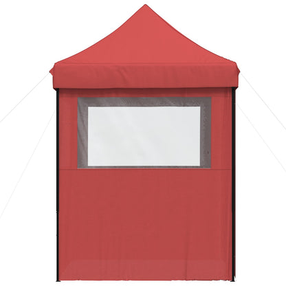 vidaXL Party Tent Folding Burgundy 200 x 200 x 306 cm Oxford Fabric