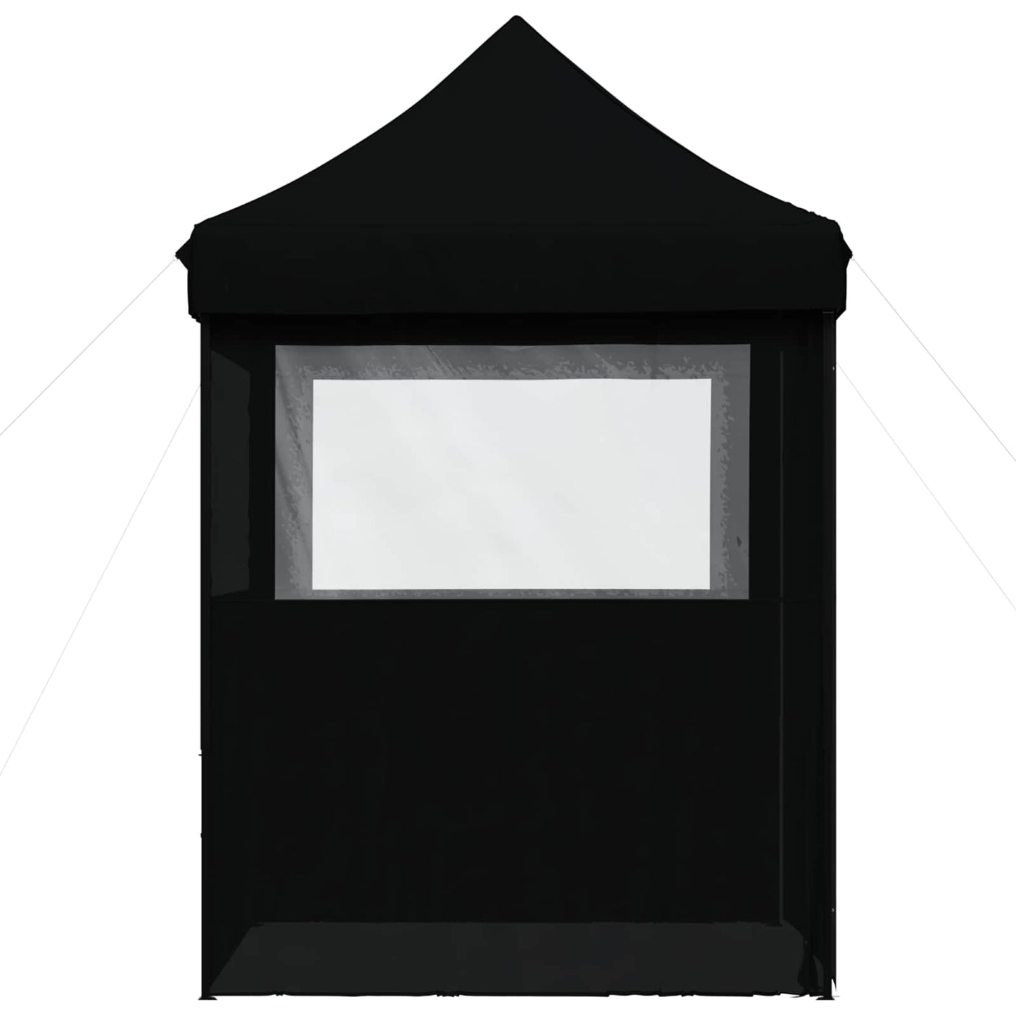 vidaXL Party Tent Folding Black 200 x 200 x 306 cm Oxford Fabric
