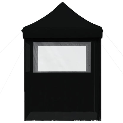 vidaXL Party Tent Folding Black 200 x 200 x 306 cm Oxford Fabric