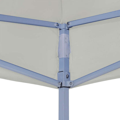 vidaXL Party Tent Folding Cream 291 x 291 x 315 cm Oxford Fabric