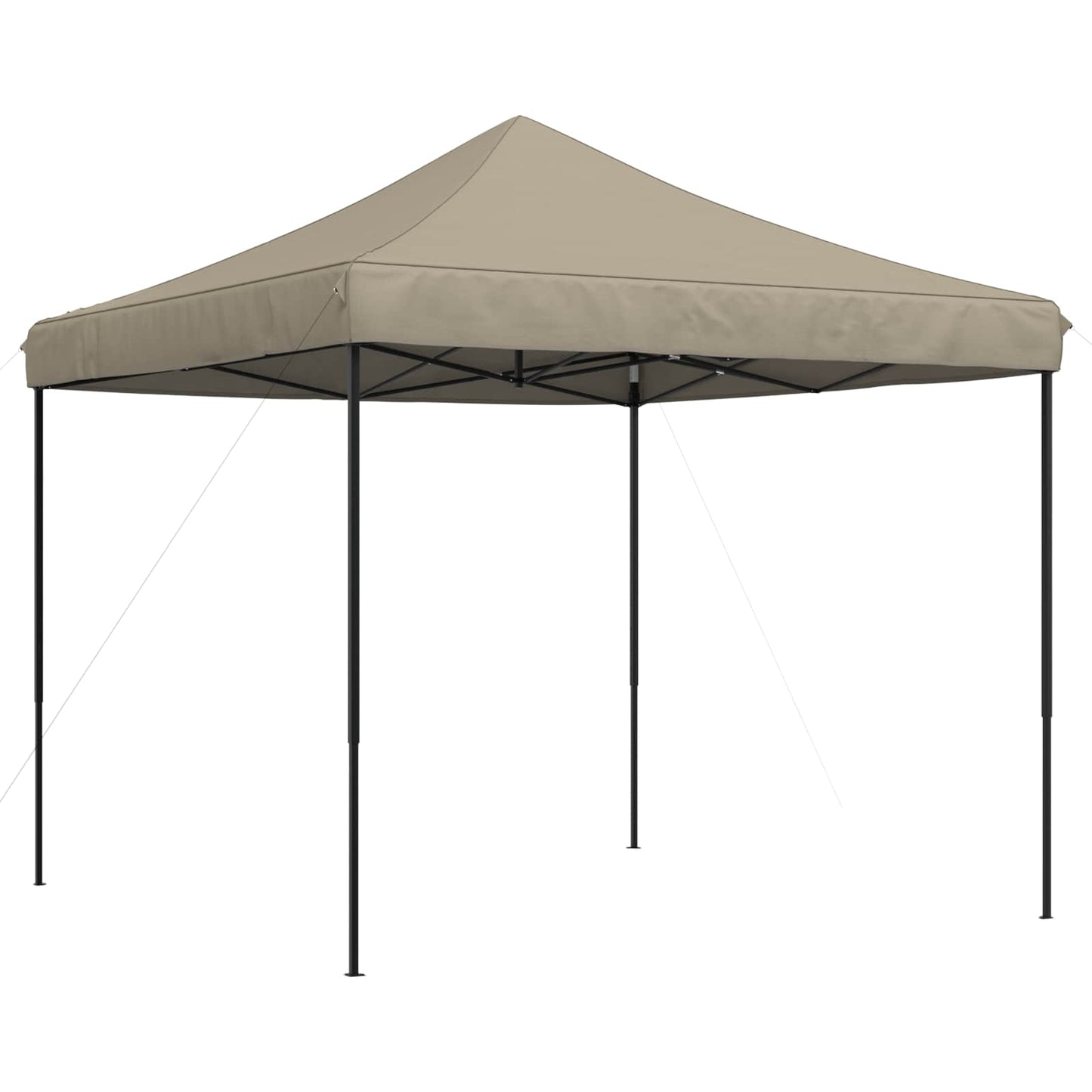 vidaXL Party Tent Folding Taupe 292 x 292 x 315 cm Oxford Fabric