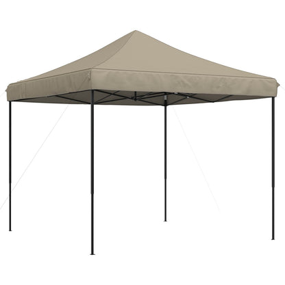 vidaXL Party Tent Folding Taupe 292 x 292 x 315 cm Oxford Fabric