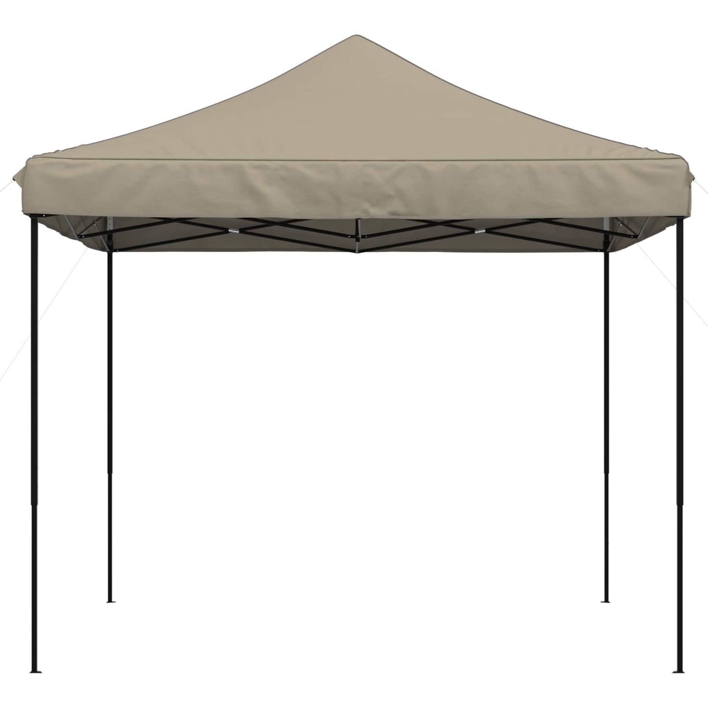 vidaXL Party Tent Folding Taupe 292 x 292 x 315 cm Oxford Fabric