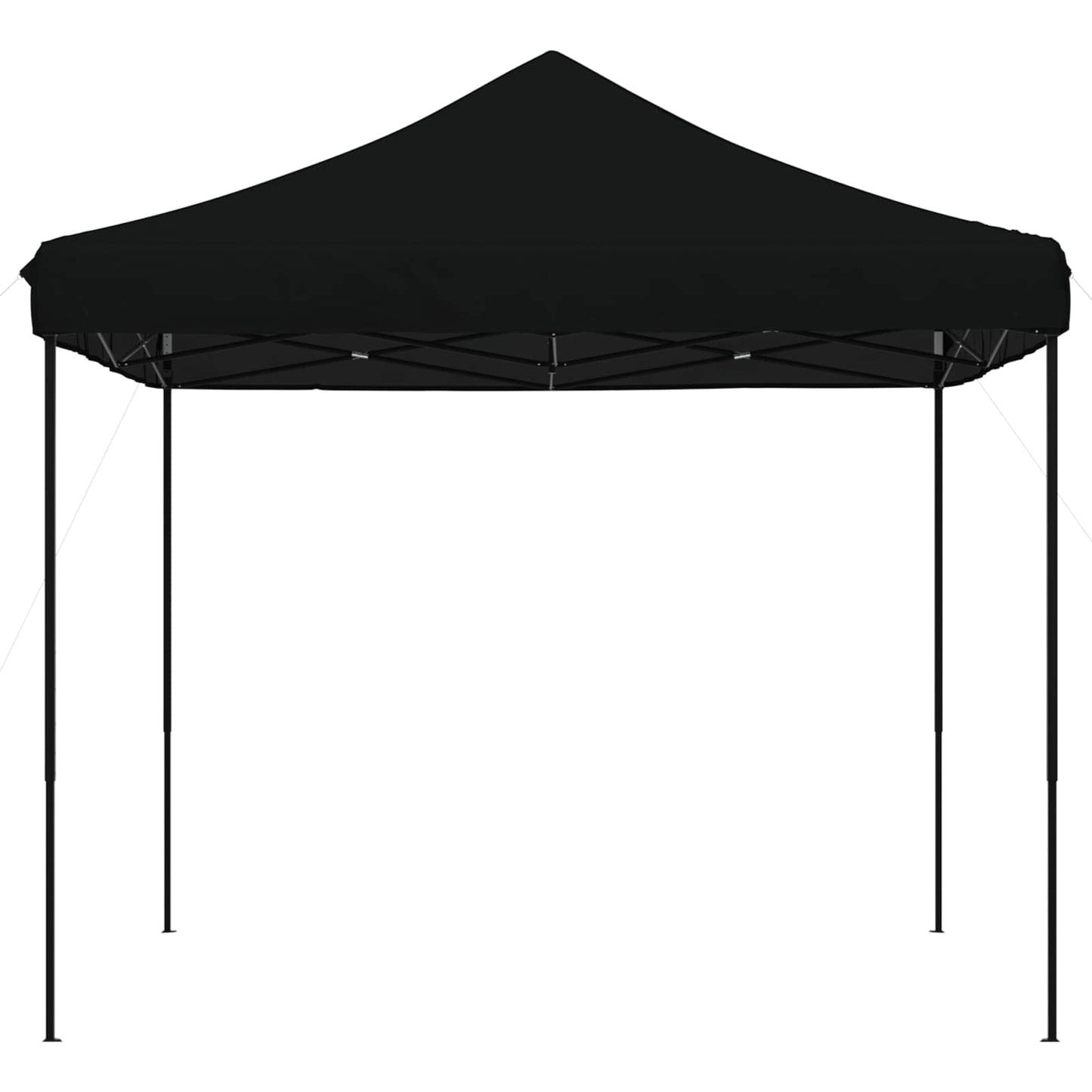 vidaXL Party Tent Folding Black 292 x 292 x 315 cm Oxford Fabric