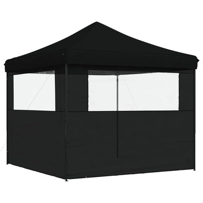 vidaXL Party Tent Folding Black 292 x 292 x 315 cm Oxford Fabric