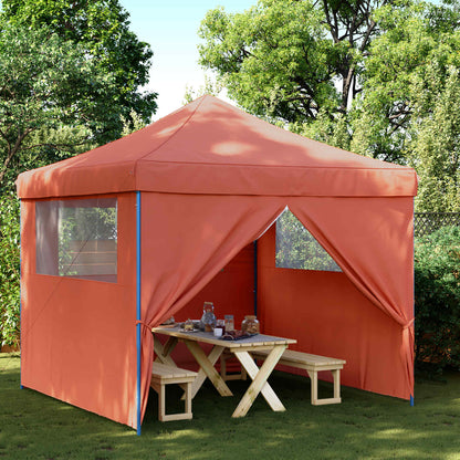 vidaXL Party Tent 292 x 292 x 315 cm Terracotta Oxford Fabric