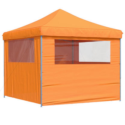 vidaXL Party Tent Folding Orange 292 x 292 x 315 cm Oxford Fabric