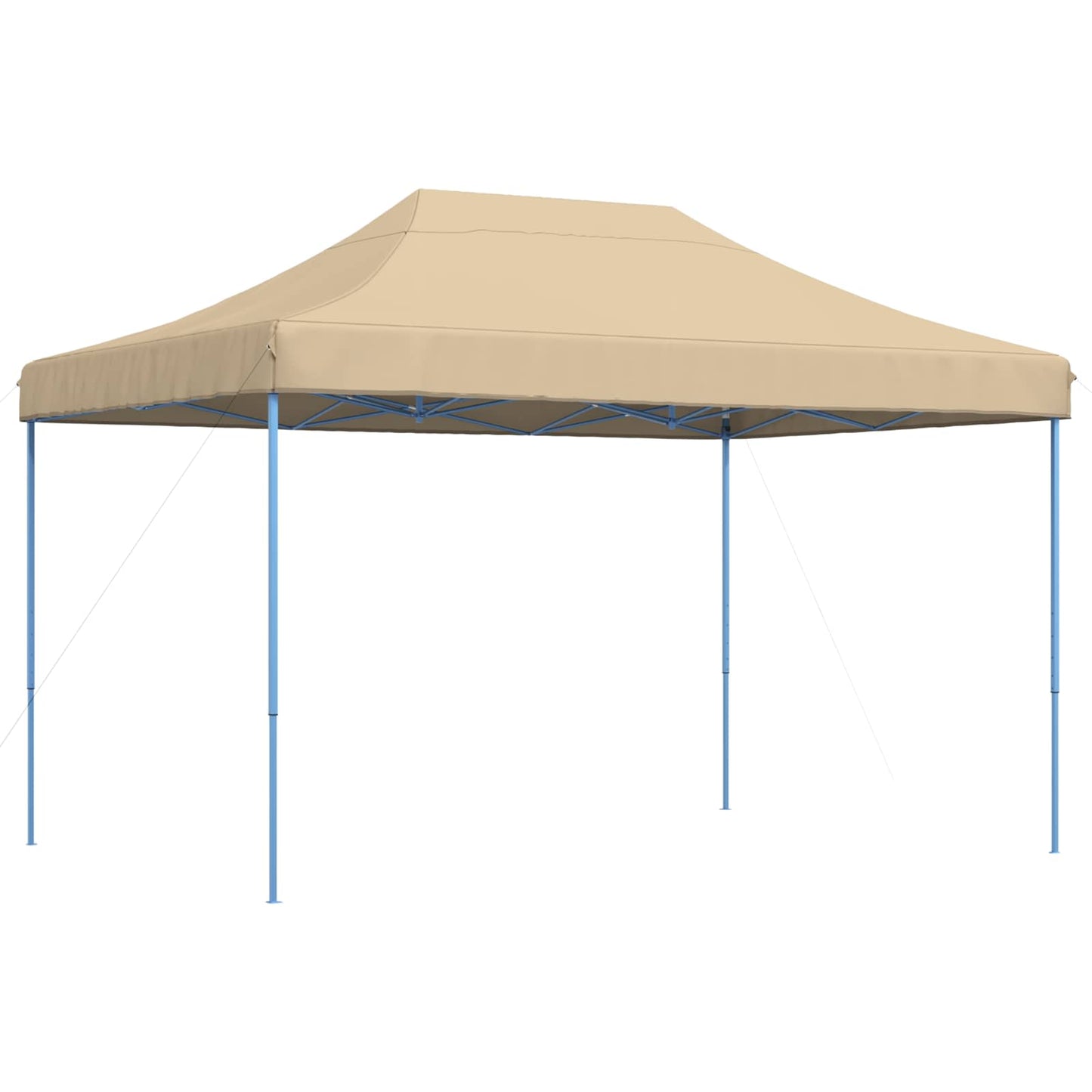 vidaXL Party Tent Folding Beige 279 x 410 x 315 cm Oxford Fabric