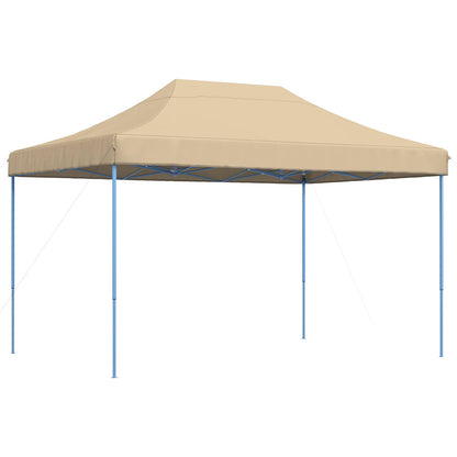 vidaXL Party Tent Folding Beige 279 x 410 x 315 cm Oxford Fabric
