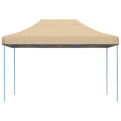 vidaXL Party Tent Folding Beige 279 x 410 x 315 cm Oxford Fabric