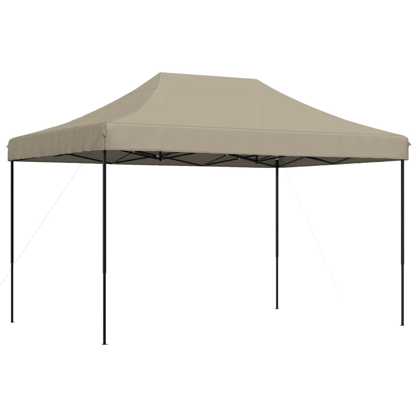 vidaXL Party Tent Folding Taupe 279 x 410 x 315 cm Oxford Fabric