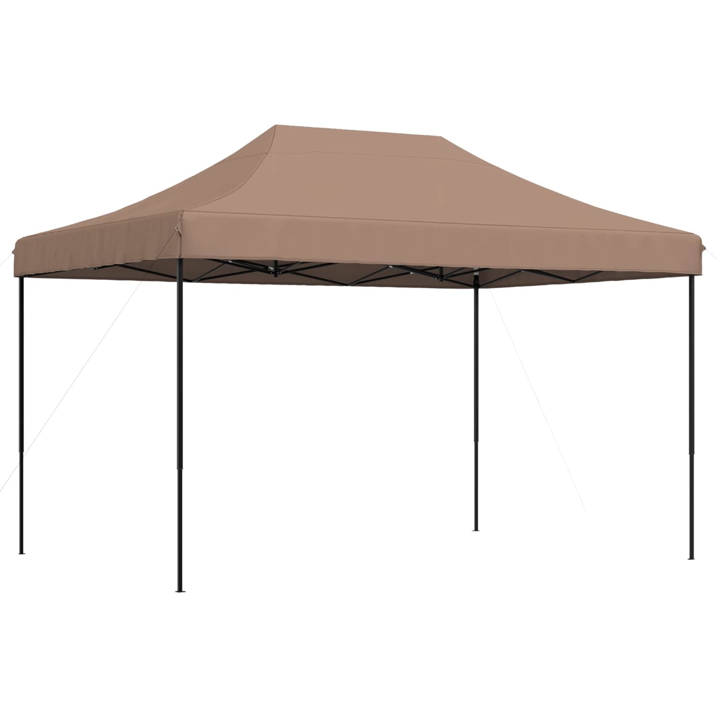 vidaXL Party Tent Folding Brown 279 x 410 x 315 cm Oxford Fabric