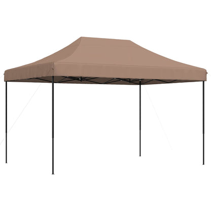 vidaXL Party Tent Folding Brown 279 x 410 x 315 cm Oxford Fabric