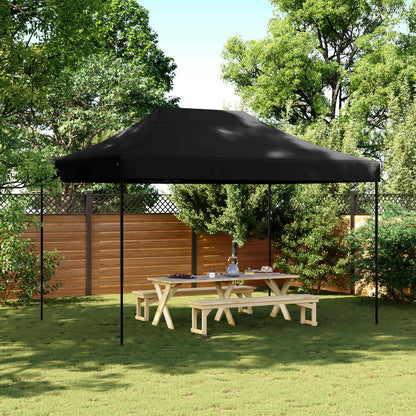vidaXL Party Tent Folding Black 279 x 410 x 315 cm Oxford Fabric
