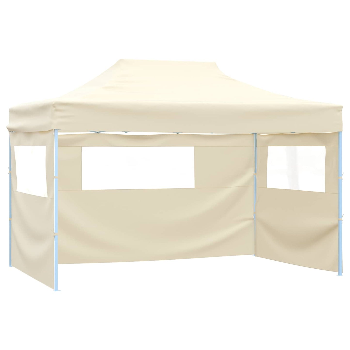 vidaXL Party Tent Folding Cream 280 x410 x 315 cm Oxford Fabric