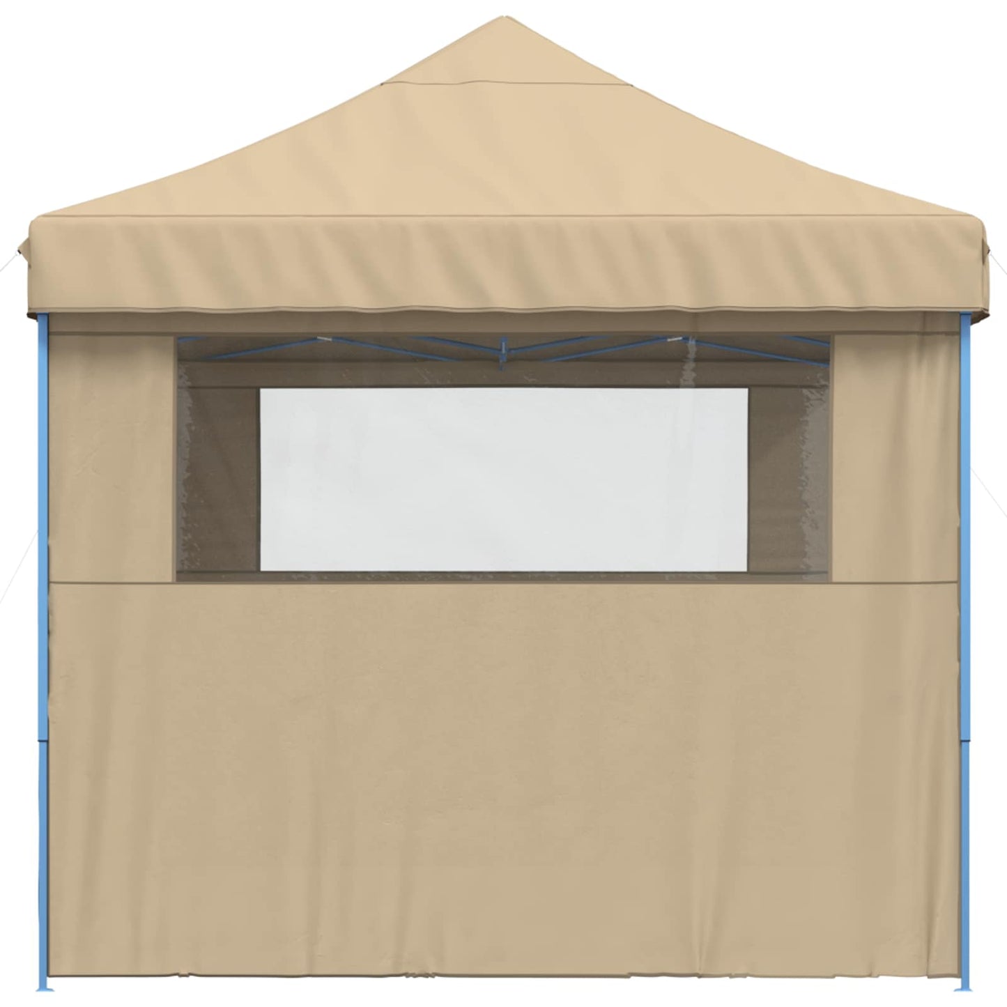 vidaXL Party Tent Folding Beige 279 x 410 x 315 cm Oxford Fabric
