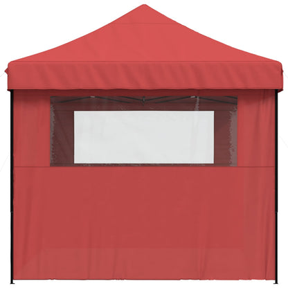vidaXL Party Tent Folding Burgundy 279 x 410 x 315 cm Oxford Fabric