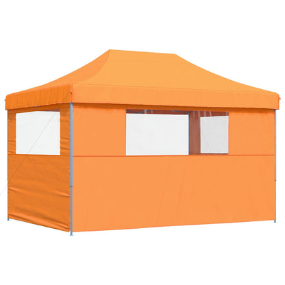 vidaXL Party Tent Folding Orange 279 x 410 x 315 cm Oxford Fabric