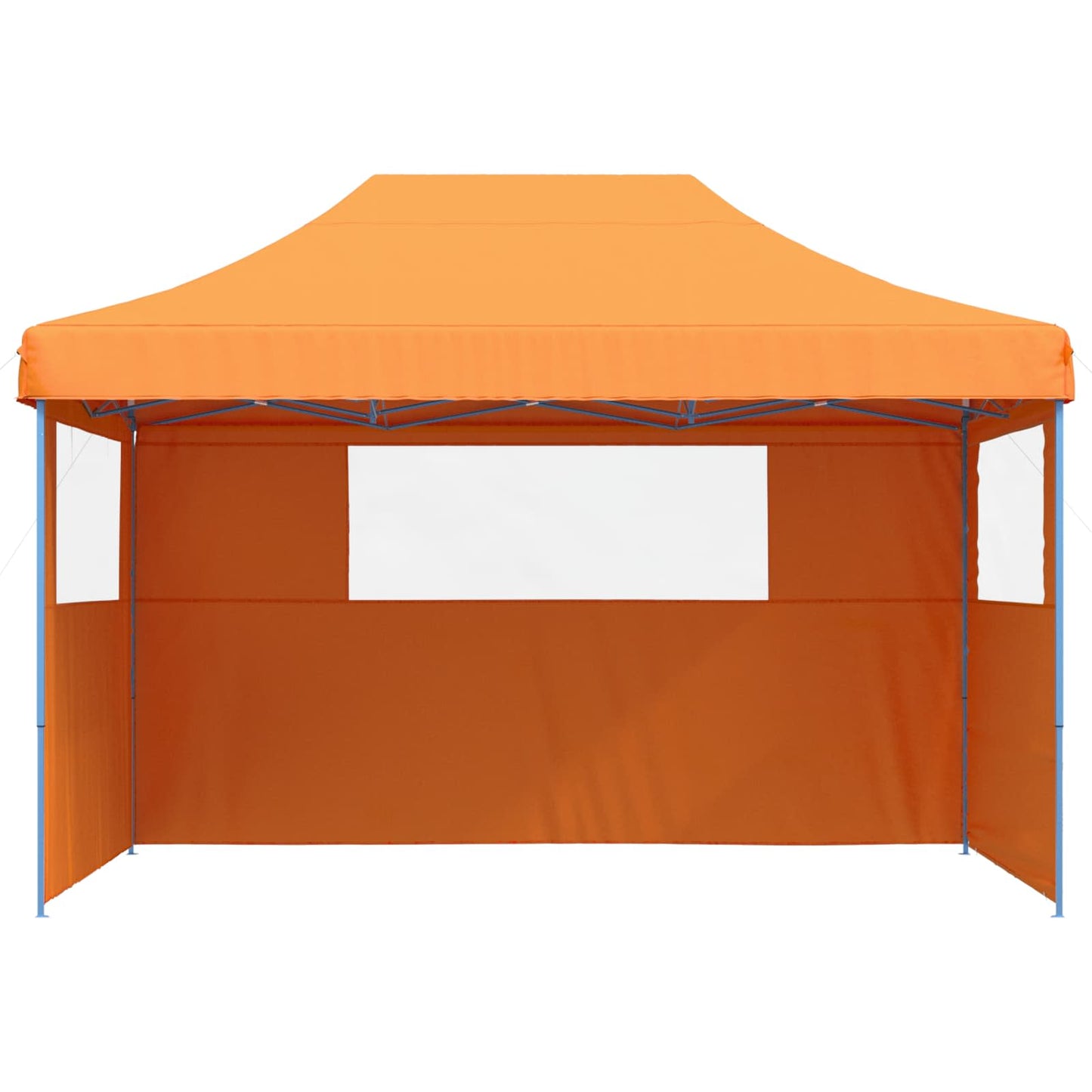 vidaXL Party Tent Folding Orange 279 x 410 x 315 cm Oxford Fabric