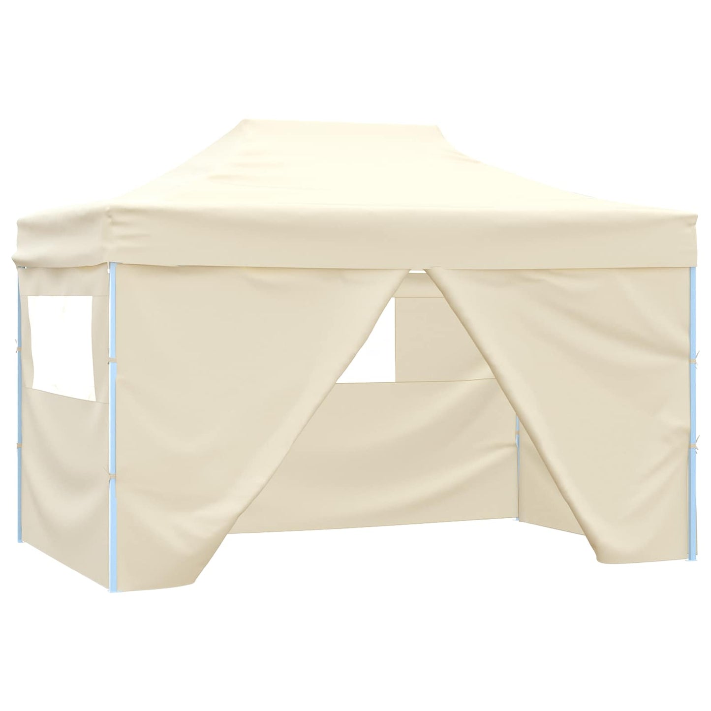 vidaXL Party Tent Folding Cream 280 x410 x 315 cm Oxford Fabric