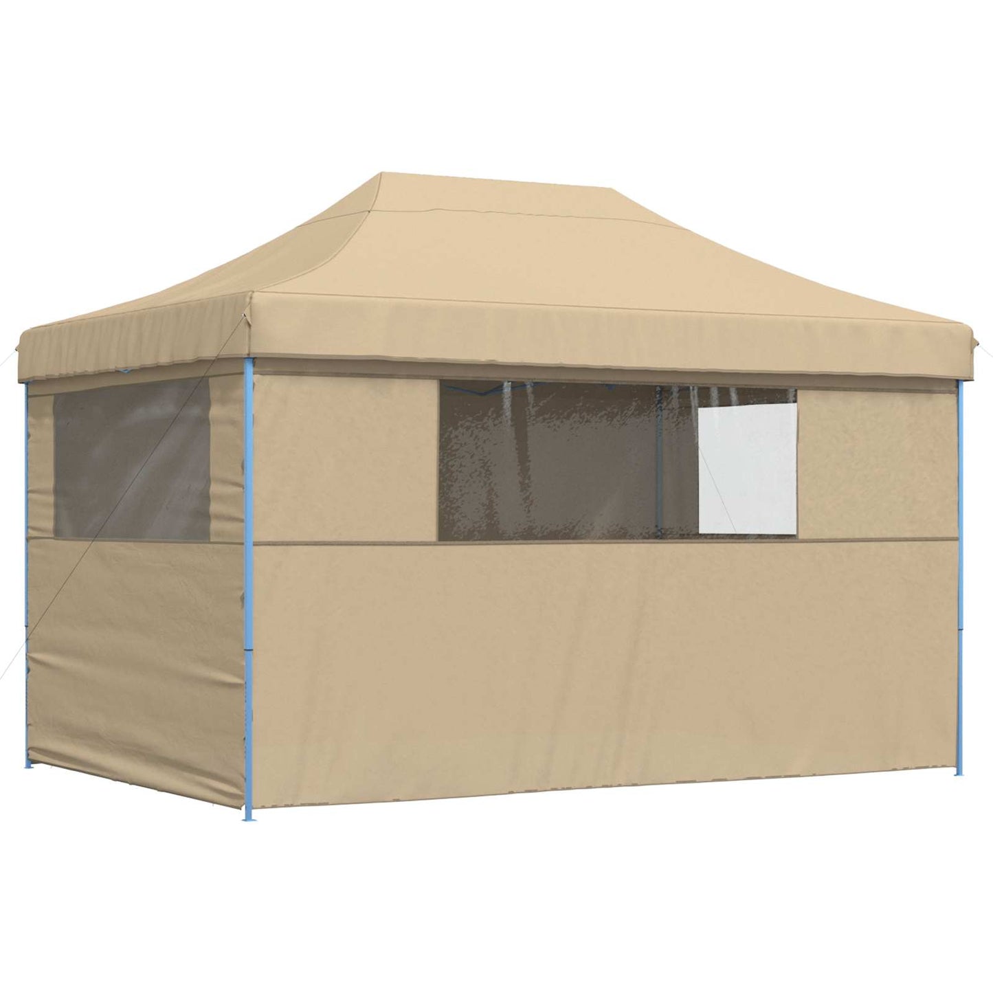 vidaXL Party Tent Folding Beige 279 x 410 x 315 cm Oxford Fabric
