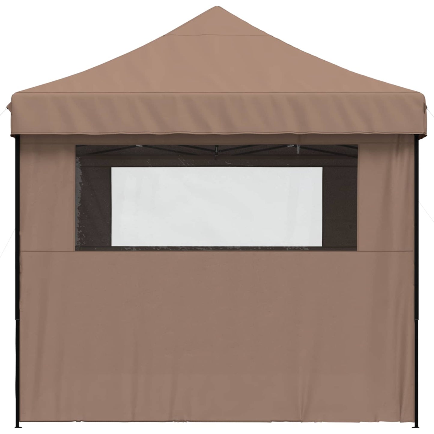 vidaXL Party Tent Folding Brown 279 x 410 x 315 cm Oxford Fabric