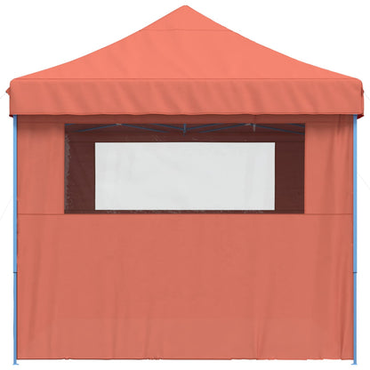 vidaXL Party Tent Folding Terracotta 279 x 410 x 315 cm Oxford Fabric