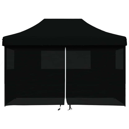 vidaXL Party Tent Folding Black 279 x 410 x 315 cm Oxford Fabric