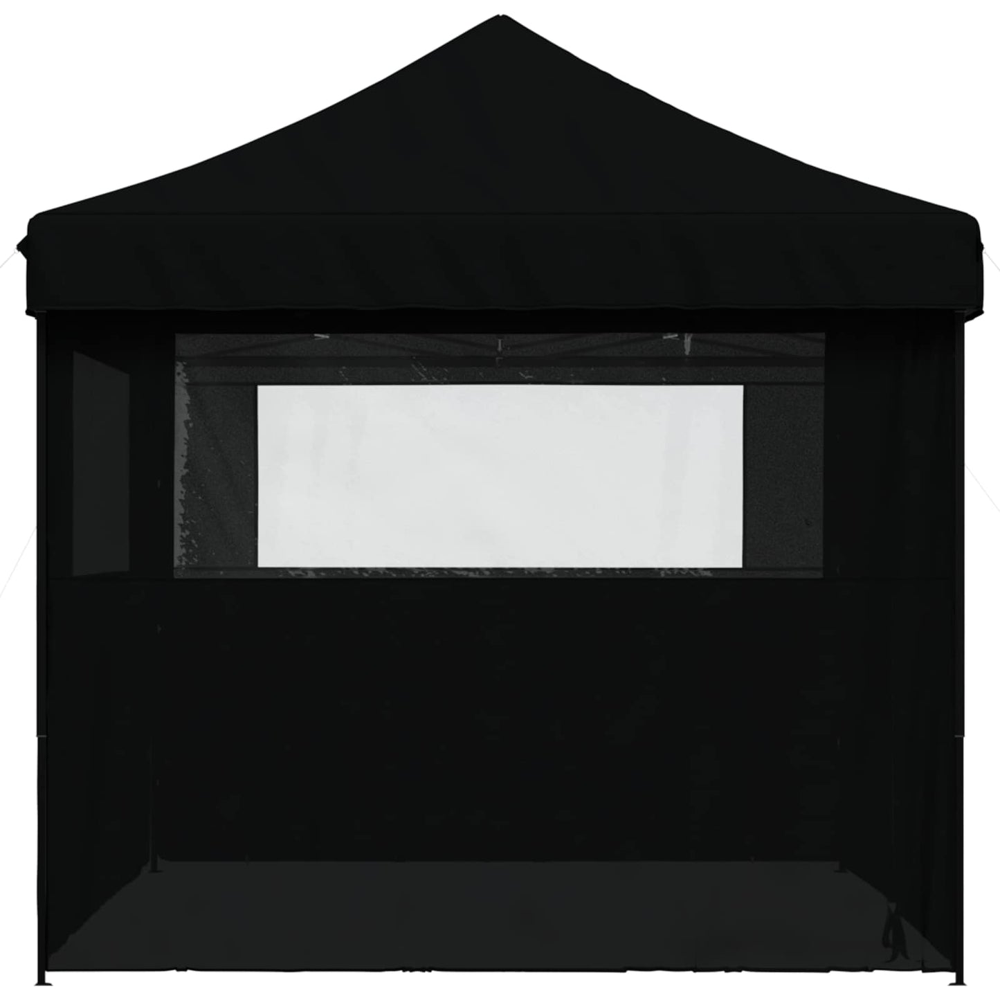 vidaXL Party Tent Folding Black 279 x 410 x 315 cm Oxford Fabric