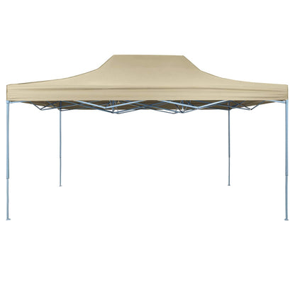 vidaXL Party Tent Folding Cream 291 x 431 x 315 cm Oxford Fabric