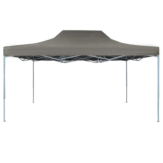 vidaXL Party Tent Folding Anthracite 291 x 431 x 315 cm Oxford Fabric