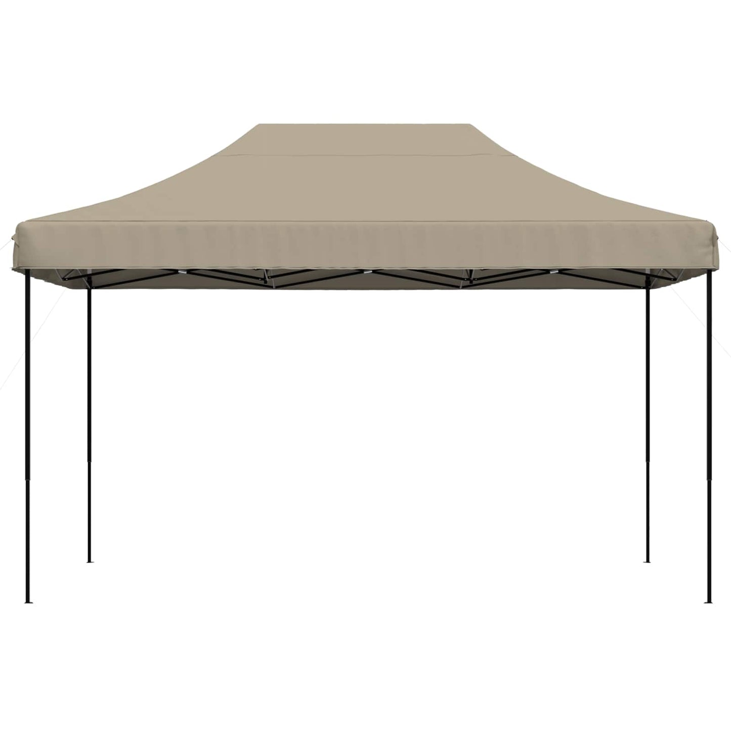 vidaXL Party Tent Folding Taupe 292 x 440 x 315 cm Oxford Fabric