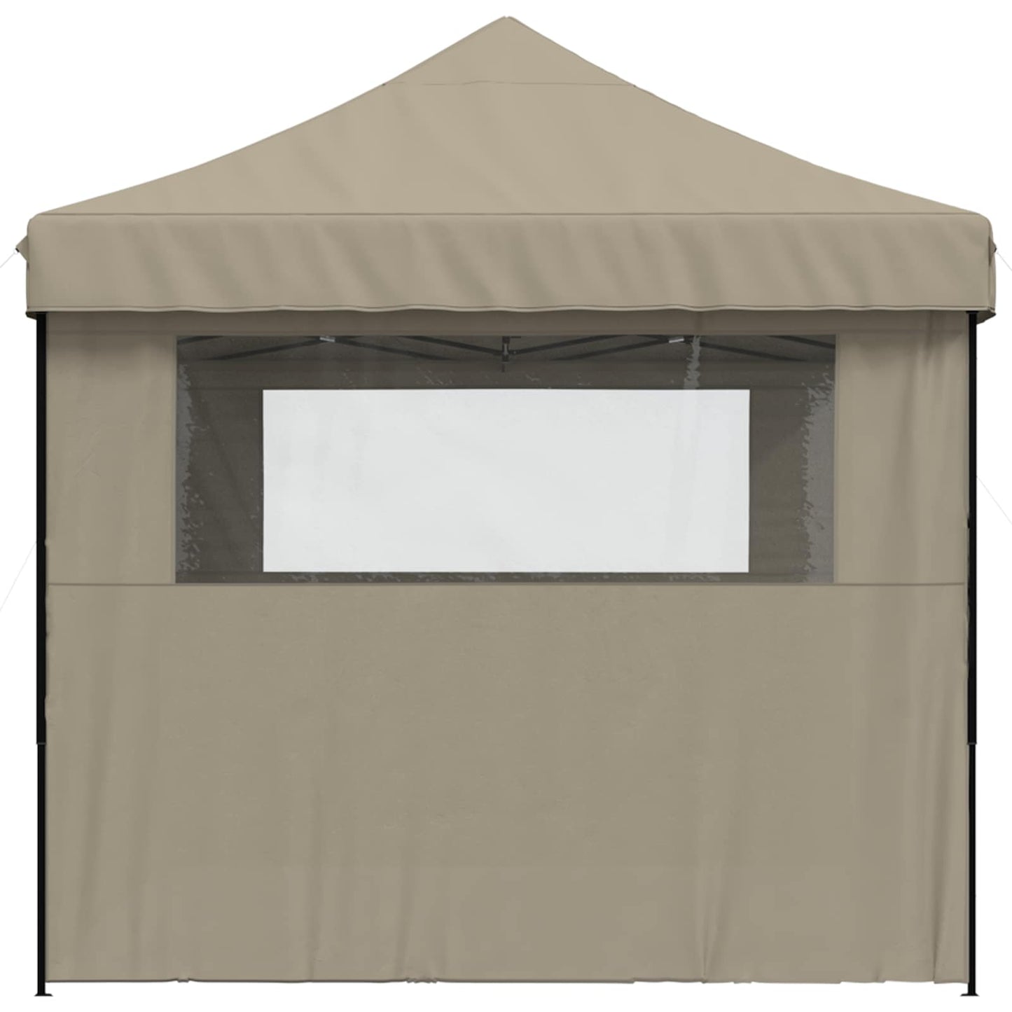 vidaXL Party Tent Folding Taupe 292 x 440 x 315 cm Oxford Fabric