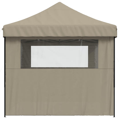 vidaXL Party Tent Folding Taupe 292 x 440 x 315 cm Oxford Fabric