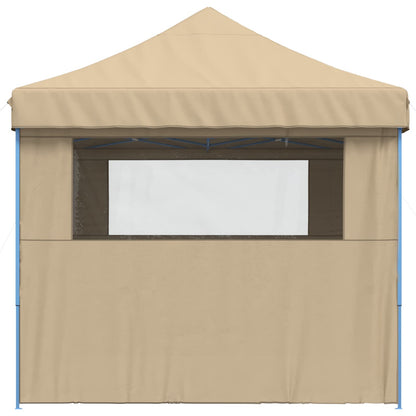 vidaXL Party Tent Folding Beige 292 x 440 x 315 cm Oxford Fabric