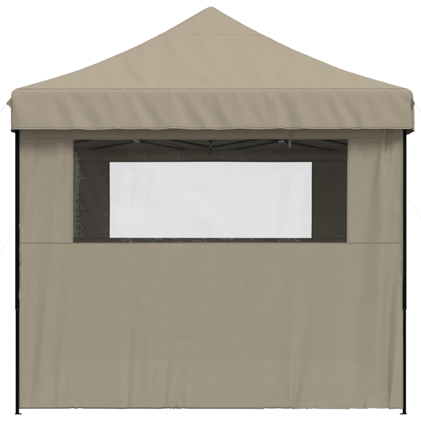 vidaXL Party Tent Folding Taupe 292 x 440 x 315 cm Oxford Fabric