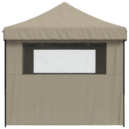vidaXL Party Tent Folding Taupe 292 x 440 x 315 cm Oxford Fabric