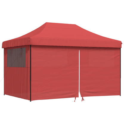 vidaXL Party Tent Folding Burgundy 292 x 440 x 315 cm Oxford Fabric